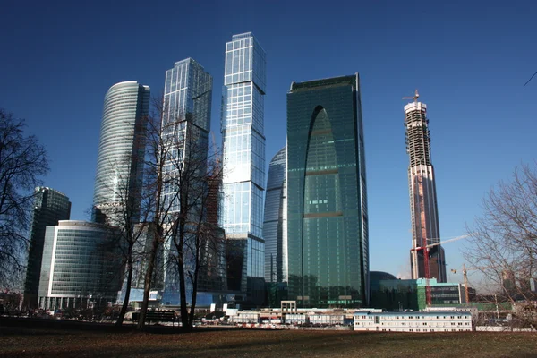 Moscovo. Edifícios de edifícios altos — Fotografia de Stock