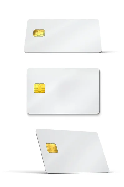 Tarjetas de crédito en blanco — Foto de Stock