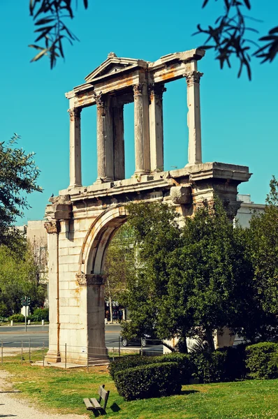 Hadrian`s Arch in Athens — Stock Photo, Image