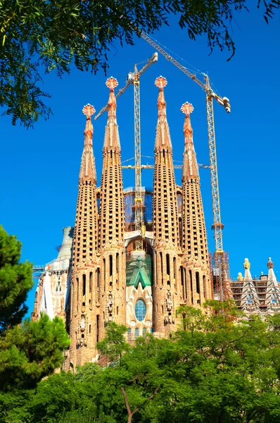 Sagrada Familia, Βαρκελώνη - Ισπανία — Φωτογραφία Αρχείου
