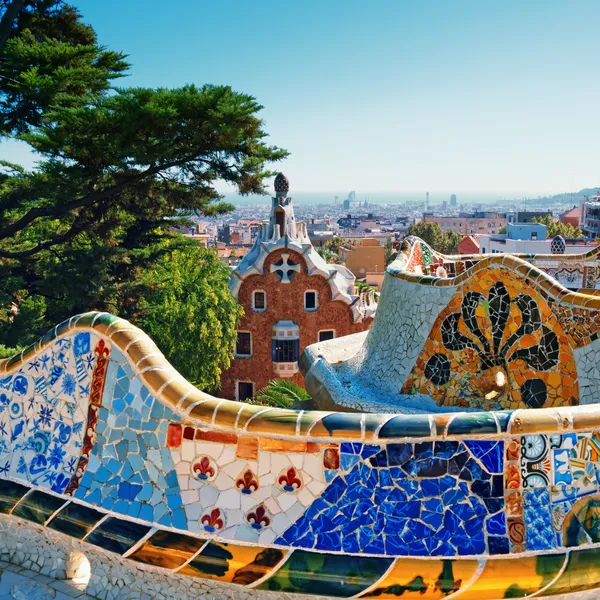 Parc Guell, Barcellona — Foto Stock