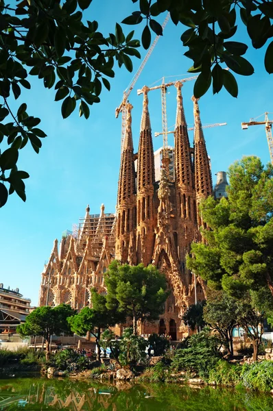 Храм Святого Сімейства, Барселона - Іспанія — стокове фото
