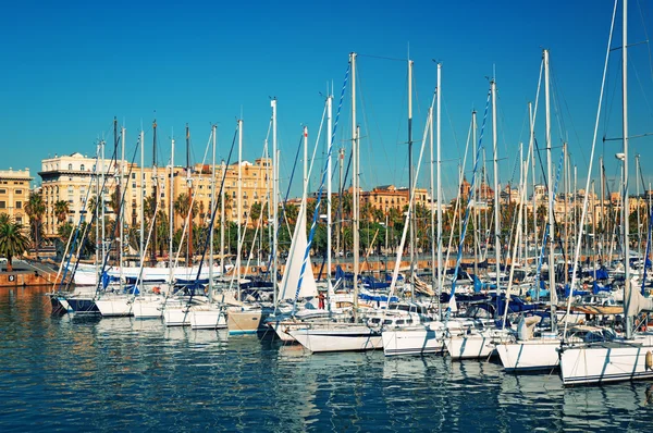 Port vell, barcelona - Spanien — Stockfoto