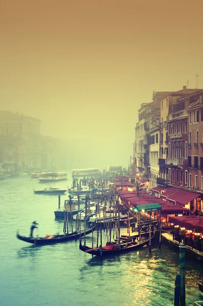 Grand canal, Wenecja - Włochy — Zdjęcie stockowe