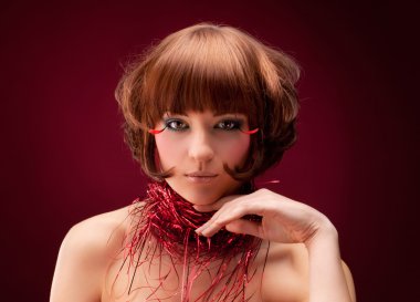 glamour makyaj güzel kız