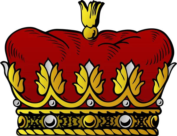 Цветная корона — стоковый вектор