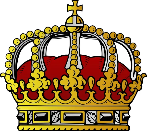 Цветная корона — стоковый вектор