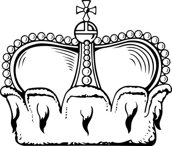 Корона изолирована — стоковый вектор