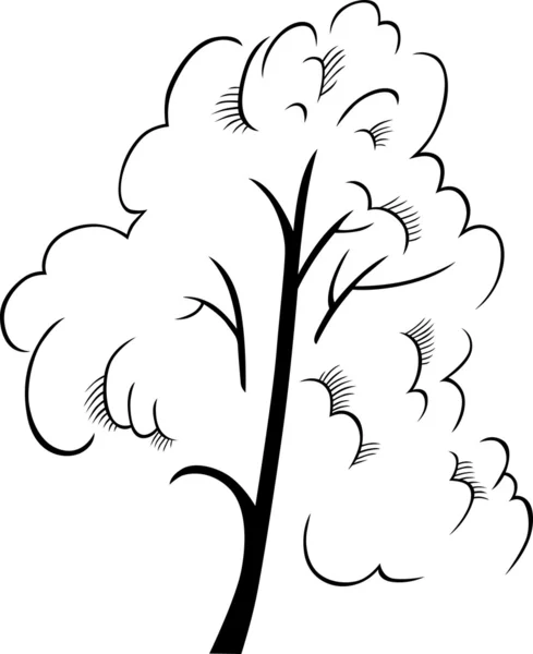 Krásný strom — Stockový vektor
