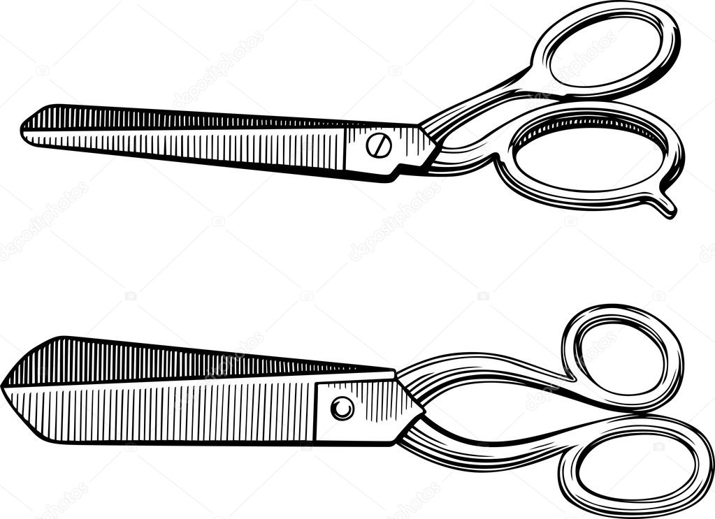 Retro scissors