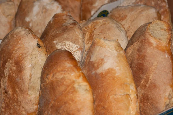 新鲜烤制的面包、 吐司 — 图库照片
