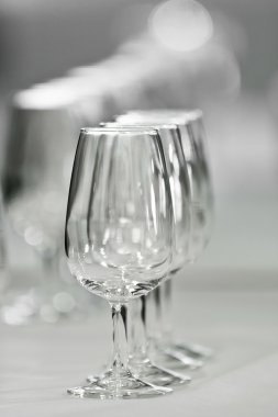 Several spanish glasses called catavinos clipart