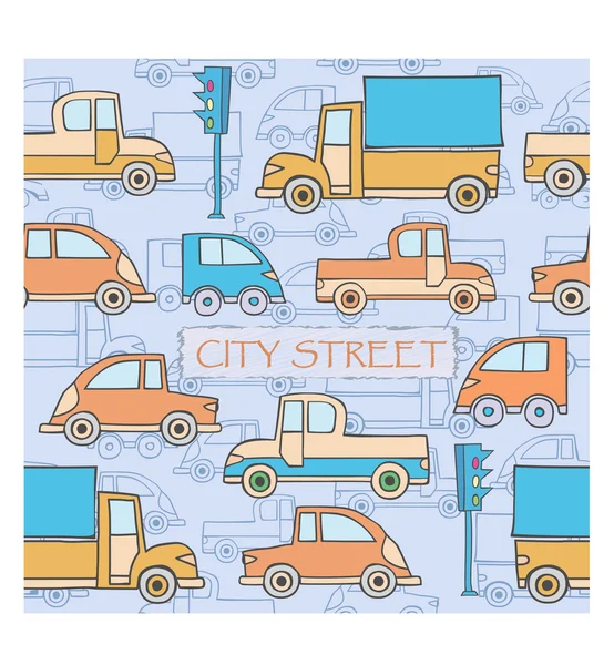 Městská ulice — Stockový vektor