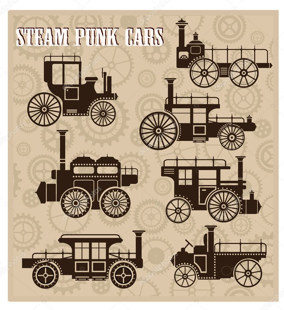 Steam-punk cars