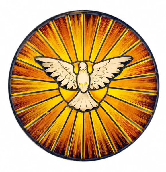 Holy Spirit Stained Glass Royalty Free Stock Photos