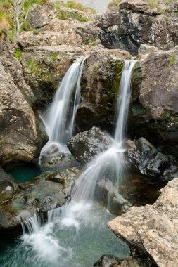 Waterfall in the Black Cuillins, Skye, Scotland clipart