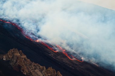 Etna Dağı 'nın patlaması