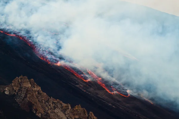 Eruzione dell'Etna — Foto Stock