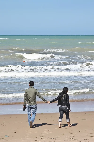 stock image Couple on the beach