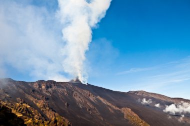 Etna Dağı 'nın patlaması