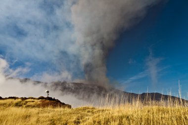Eruption of Mount Etna clipart