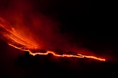 Etna Dağı 'nın patlaması