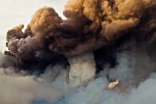 Wybuch góry Etna — Zdjęcie stockowe
