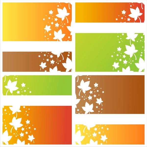 Milieux d'automne élégants — Image vectorielle