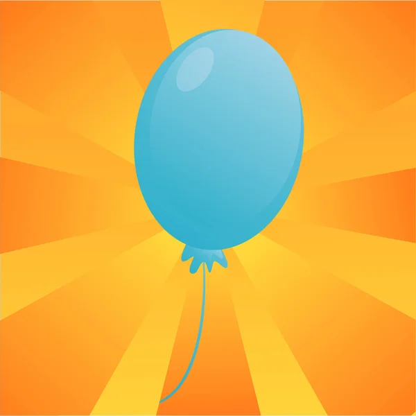 Geburtstag Ballon Hintergrund — Stockvektor
