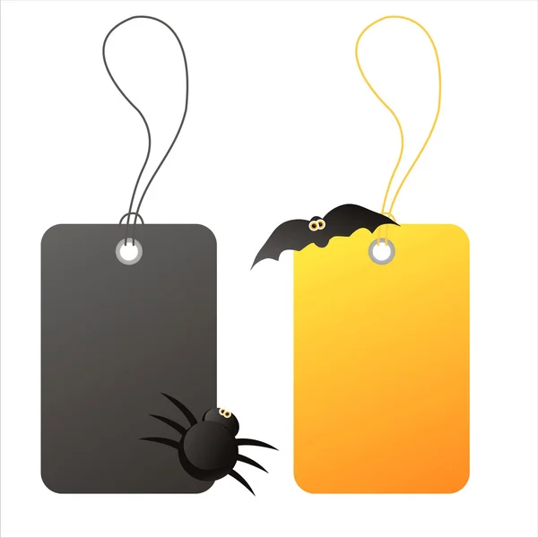 Halloween sale tags — Stock Vector