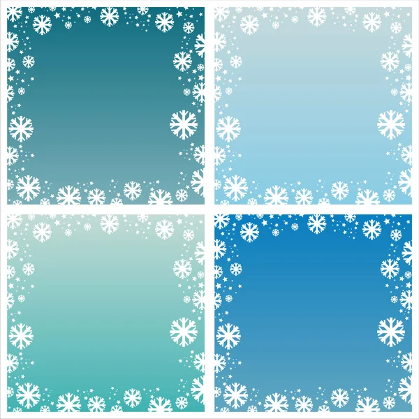 Abstract winter backgrounds — Stock Vector