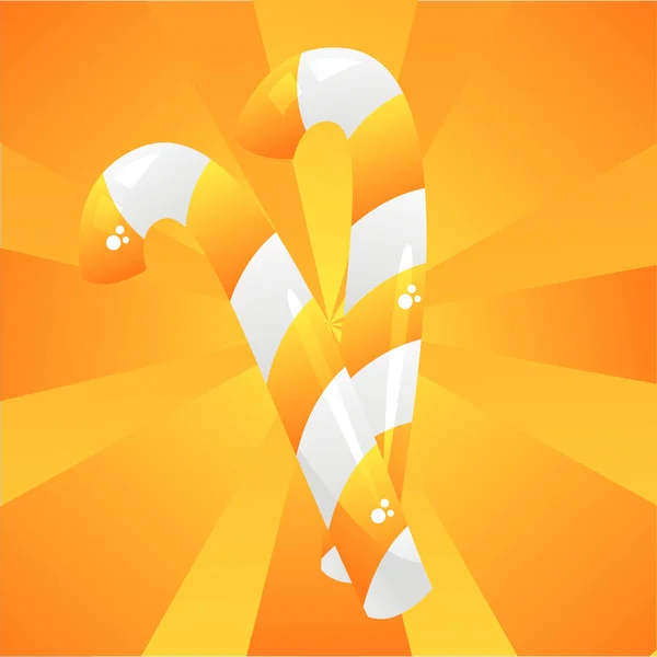 Fond de bonbons orange — Image vectorielle