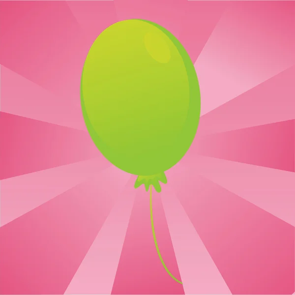 Anniversaire fond ballon — Image vectorielle