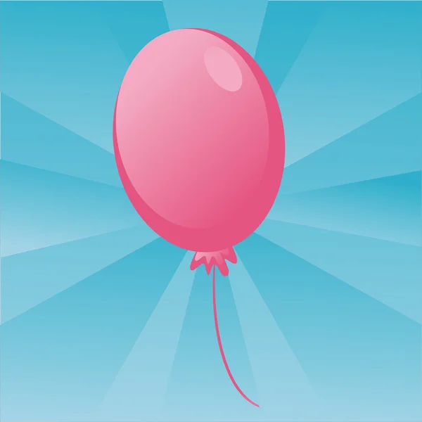 Birthday balloon background — Stock Vector