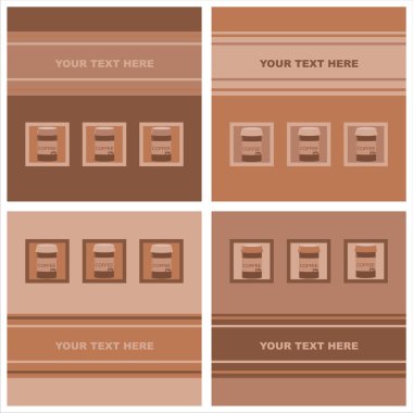 sevimli kahve kartları