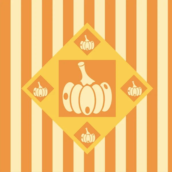 Pumpkin background — Stock Vector