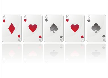 Full house aces full of kings clipart