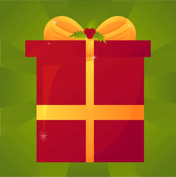 Cadeau de Noël fond — Image vectorielle