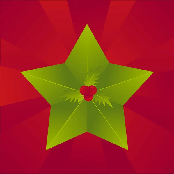 Christmas star background — Stock Vector