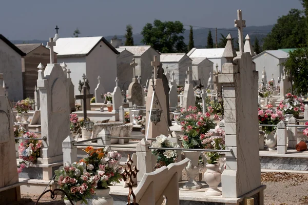 Кладбище в Португалии — стоковое фото