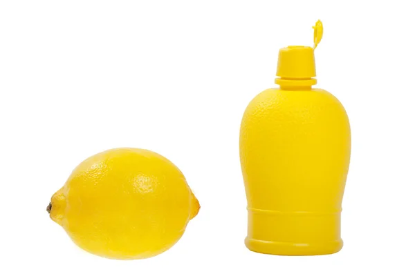 Лимон и лимонная кислота — стоковое фото