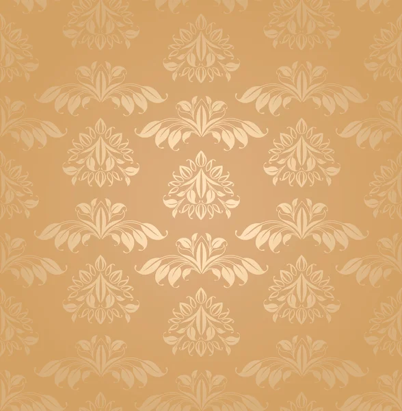 Seamless patterns, gold — Stock Vector