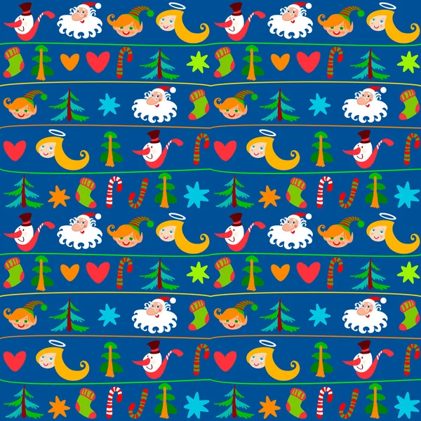 Christmas background, New Year's wallpapers, wrapping paper — Stock Vector