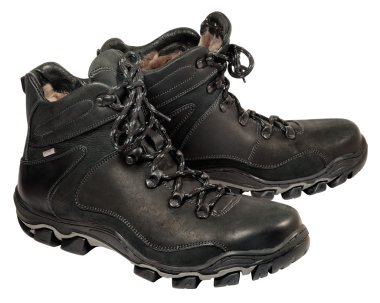 Winter Men's shoes clipart