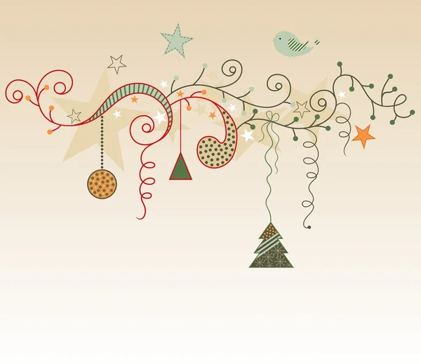 Décoration de Noël — Image vectorielle