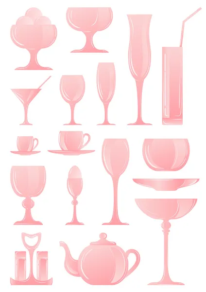 Collection d'icônes pour coffee shop _ set — Image vectorielle