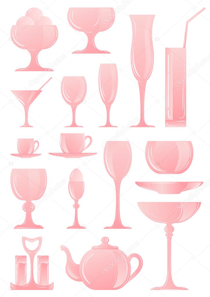 Collection of icons for coffee shop_set
