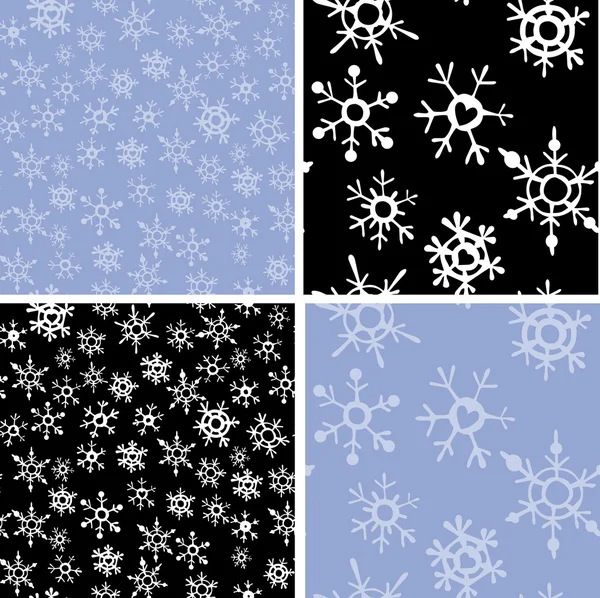 Snefnug mønster – Stock-vektor