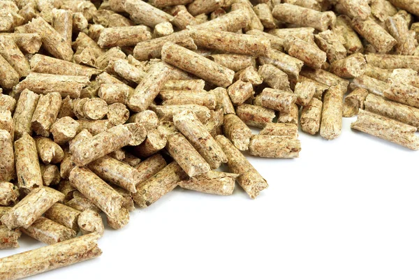 Houten pellets. — Stockfoto