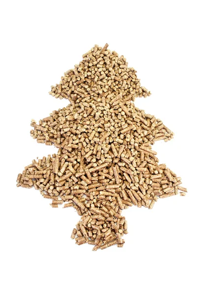 Houten pellets. — Stockfoto